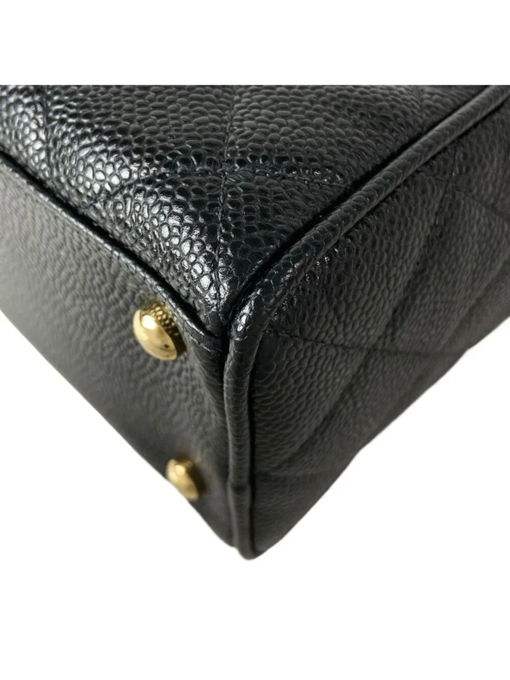 Chanel Handbag Quilted Black Mini